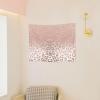 LIXLZH rose gold glitter Print Wall Tapestry Personalized Funny Backdrop Bedroom Wall Hanging Art Decor Tapestry view 4