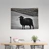 LIXLZH Cute Sheep Lamb Print Wall Tapestry Personalized Funny Backdrop Bedroom Wall Hanging Art Decor Tapestry view 3