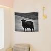LIXLZH Cute Sheep Lamb Print Wall Tapestry Personalized Funny Backdrop Bedroom Wall Hanging Art Decor Tapestry view 4