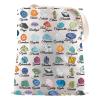 JNIAP Crystal Lover Gift Mystical Geologist Tote Bag Geology Teacher Gift (Gemstone Tote Bag) view 1