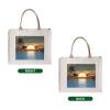 AMAZWI Beach Sunrise Canvas Tote Bag For Women, Aesthetics Tote Bag Beach Travel Tote Handbags Shopping Daily Working view 3