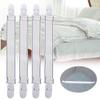 Sheet Straps, 4Pcs Bed Sheet Fasteners, Multipurpose Bed Sheet Clip, Mattress Holder Clothes Pegs, Bed Sheet Straps with High Elasticity for Mattresses Fitted Sheets Flat Sheets view 3