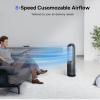 Bladeless Heater Fan,22Inch Heating & Cooling Combo Tower Fan 80 Oscillating, 9H Timer, 8 Speeds, Portable Quiet for Indoor, Bedroom, Home Office Room view 2
