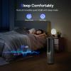 Bladeless Heater Fan,22Inch Heating & Cooling Combo Tower Fan 80 Oscillating, 9H Timer, 8 Speeds, Portable Quiet for Indoor, Bedroom, Home Office Room view 4