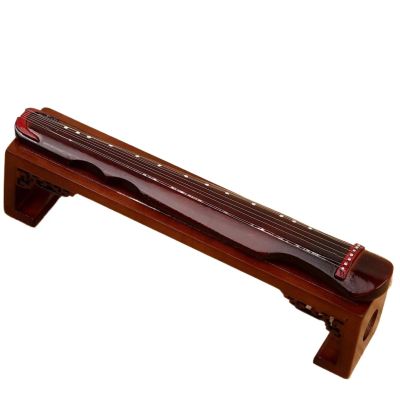 VBDEFRT Miniature Musical Instrument Set Miniature Guqin Model Replica with Case Mini Musical Instrument Ornaments Collections(1)
