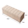 CSYKWBN Rectangular Shoe Change Storage Storage Sofa Stool Clothing Store Cloakroom Lounge Area Bedroom Bed Bed End Stool, Grey, DFGR68 view 3