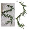 Christmas Artificial Cedar Vine, Simulation Hanging Fake Plant Garland for Xmas Winter Home Window Wall Wedding Party Background Garden Yard Decoration (300 cm) view 1