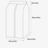 GBPLDMAQ Clear Garment Bags for Hanging Clothes Bottom Enclosed Garment Rack Cover Sealed Wardrobe Garment Covers for Coats, Suits, Dresses view 2