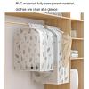 GBPLDMAQ Clear Garment Bags for Hanging Clothes Bottom Enclosed Garment Rack Cover Sealed Wardrobe Garment Covers for Coats, Suits, Dresses view 3