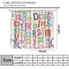 ABC Alphabet Curtains for Kids Bedroom, Colorful Cute Cartoon English Capital Letters Funny Animals Window Treatments Drapes for Boys Children Toddler Nursery Playroom Curtains 63" W X 72" L view 2