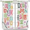 ABC Alphabet Curtains for Kids Bedroom, Colorful Cute Cartoon English Capital Letters Funny Animals Window Treatments Drapes for Boys Children Toddler Nursery Playroom Curtains 63" W X 72" L view 3