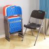 Folding Chairs, Indoor Outdoor Plastic Commercial Stackable Foldable Guest Chairs for Indoor and Outdoor, Wedding, Party, Restaurant, Meeting Room, Patio and Garden (1 Pack)(Blue) view 4