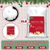 2LB Artificial Fake Snow, Vacuum-Packed Christmas Snow, White Cotton Snow Decorations, Indoor Faux Snow for Christmas Village Tree Party Decorations Fluffy Cotton Stuffing Crafts Dolls Adults Kids view 2