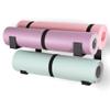 RoakyRoasy 2-Tier Steel Yoga Mat Wall Mount, Adjustable Width, Holds 4 Mats view 1