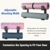 RoakyRoasy 2-Tier Steel Yoga Mat Wall Mount, Adjustable Width, Holds 4 Mats view 3
