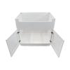 Lieeres Sink Base Cabinets, Farmhouse Kitchen Sink Cabinet, White Shaker, Ready to Assemble, Apron-Front, Painted, (White Shaker, 24" D X 34 1/2" H X 36" W) view 1
