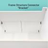 Lieeres Sink Base Cabinets, Farmhouse Kitchen Sink Cabinet, White Shaker, Ready to Assemble, Apron-Front, Painted, (White Shaker, 24" D X 34 1/2" H X 36" W) view 4