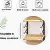 GRRICEPL Floor Tile Display Stand, Large Wall-Mounted Sample Rack, Sample Door Stand, Wall Covering Display Stand, Skateboard Storage Rack(Gold,140x20.5cm) view 3