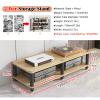 47 Inch TV Media Stand with Storage 1 2 3 4 Layer, Living Room Entertainment Center Furniture Audio Racks Tower/ Stereo Components Cabinet, Home Theater Video Game Console Shelf(White,30cm/11.8in (2 t view 2