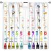 Alphabet ABC Kids Curtains,Cartoon Rainbow Cute Animal Colorful ABC Educational Curtain for Bedroom Living Room Nursery Window Treatments,Gute Pupil Students Learning Tools Drapes,42x45 Inch view 3