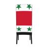 SDEGTHO Flag of The Syrian Arab Republic Protection Cover for Dining Room Chairs Stretchy, Washable, and Detachable Cover view 3