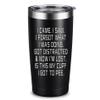 Birthday Gift for Women Men - I Came I Saw Tumbler Gag Gifts Funny Adult Grandpa Gifts for Him Drinking Cup for Elderly Senior Citizen, 20 Oz Insulated Tumbler, Black view 1