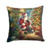 Caroline's Treasures Moments with Santa Christmas Throw Pillow, 14Hx14W, German Shorthaired Pointer 4115 view 1