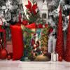 Caroline's Treasures Moments with Santa Christmas Throw Pillow, 14Hx14W, German Shorthaired Pointer 4115 view 2