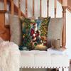Caroline's Treasures Moments with Santa Christmas Throw Pillow, 14Hx14W, German Shorthaired Pointer 4115 view 3