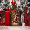 Caroline's Treasures Moments with Santa Christmas Throw Pillow, 14Hx14W, Scottish Terrier 4155 view 2