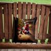 Caroline's Treasures Moments with Santa Christmas Throw Pillow, 14Hx14W, Scottish Terrier 4155 view 4