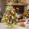 YYCRAFT Glitter Star Tabletop Tree Topper Christmas Decoration-4 Inch,Gold view 3