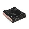LIXLZH Marble Color Rose Gold Print Wall Tapestry Personalized Funny Backdrop Bedroom Wall Hanging Art Decor Tapestry, Black view 2