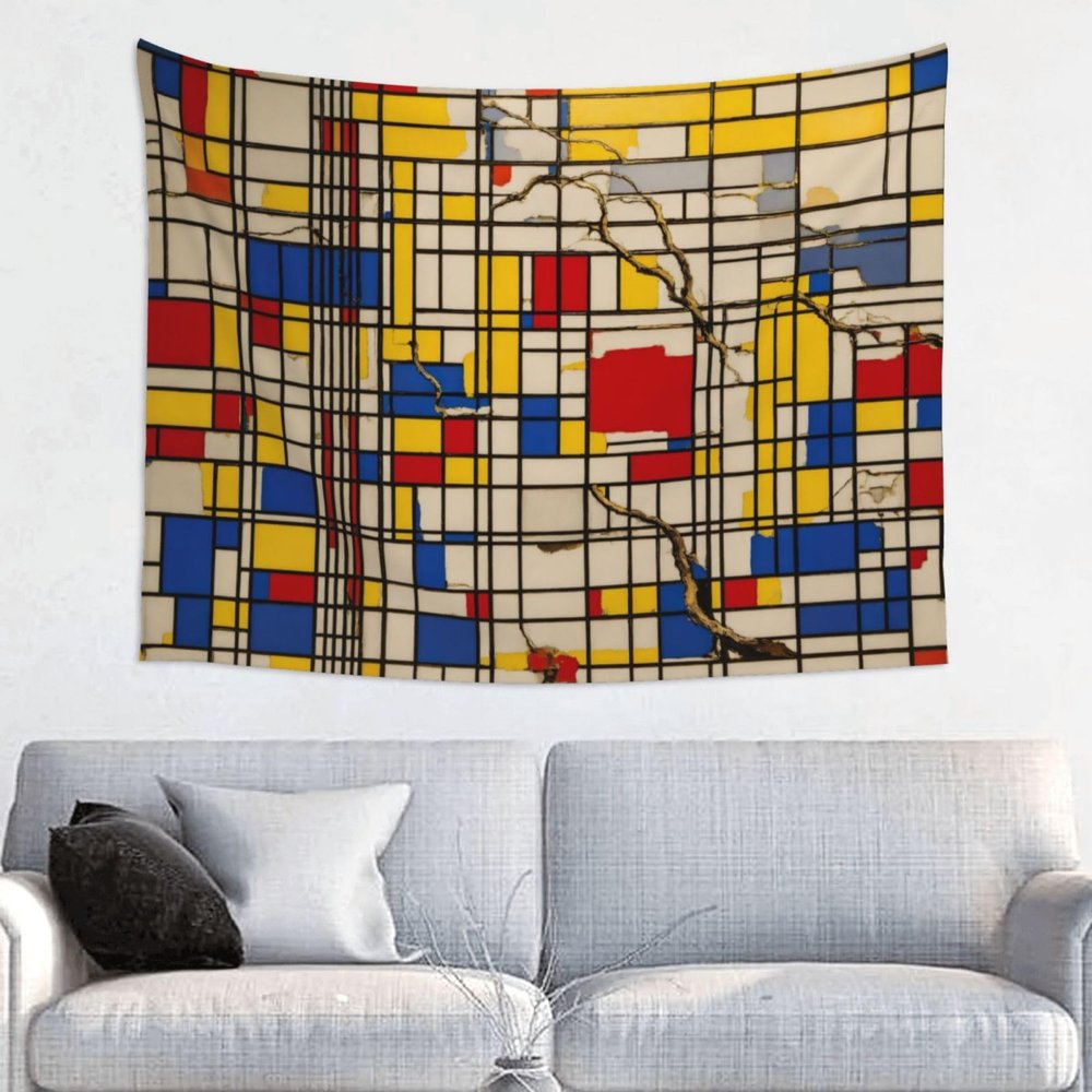 LIXLZH African Mud Cloth Tribal Print Wall Tapestry Personalized Funny Backdrop Bedroom Wall Hanging Art Decor Tapestry