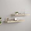 MINERWALL Wall Shelves & Ledges Floating Wall Shelves 2 pcs Oak 31.5"x9.3"x1.5" MDF,Enhances Home Decor and transforms Empty Walls Home Dcor view 1