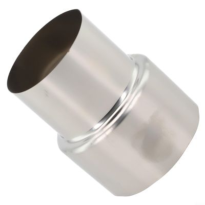 Stainless Steel Stove Pipe Reducer, Chimney Flue Liner Reducer Conversion Joint, Chimney Adaptor Stove Pipe Hose Tube Connector For Water Heaters Fireplaces Outdoor Camping Wood Stove(60mm/50mm)