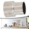 Stainless Steel Stove Pipe Reducer, Chimney Flue Liner Reducer Conversion Joint, Chimney Adaptor Stove Pipe Hose Tube Connector For Water Heaters Fireplaces Outdoor Camping Wood Stove(60mm/50mm) view 2