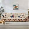 Country Rustic Sofa Cover Couch Cushion Slipcover,Vintage Primitive Western Barn Stars Red Sectional/Individual/L/T Shape Sofa Couch Recliner Furniture Protector Throws Blanket Cover,L 71"x118" view 1