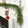 6 Ft Realistic Christmas Garland,Natural Droopy,Soft Bendable Cedar Garland, Lifelike Garland Christmas Decorations,Christmas Garland for Mantle Table Fireplace Stairs Christmas Decorations Indoor view 1