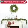 6 Ft Realistic Christmas Garland,Natural Droopy,Soft Bendable Cedar Garland, Lifelike Garland Christmas Decorations,Christmas Garland for Mantle Table Fireplace Stairs Christmas Decorations Indoor view 2