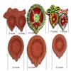 ASHIRWAD Diwali Clay Diya Oil Earthen Terracotta Traditional Lamps for Puja Festival Decoration Lights | AE000264-22 (4 pcs 1.5 inches Pair) view 4