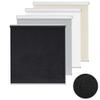 ChrisDowa Cordless Blackout Roller Shade with Spring System Room Darkening UV Protection Jacquard Fabric Blackout Blinds for Indoor Window Shades Pull Down for Home and Office, Black, 37" W x 72" H view 2