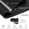 ChrisDowa Cordless Blackout Roller Shade with Spring System Room Darkening UV Protection Jacquard Fabric Blackout Blinds for Indoor Window Shades Pull Down for Home and Office, Black, 37" W x 72" H view 3