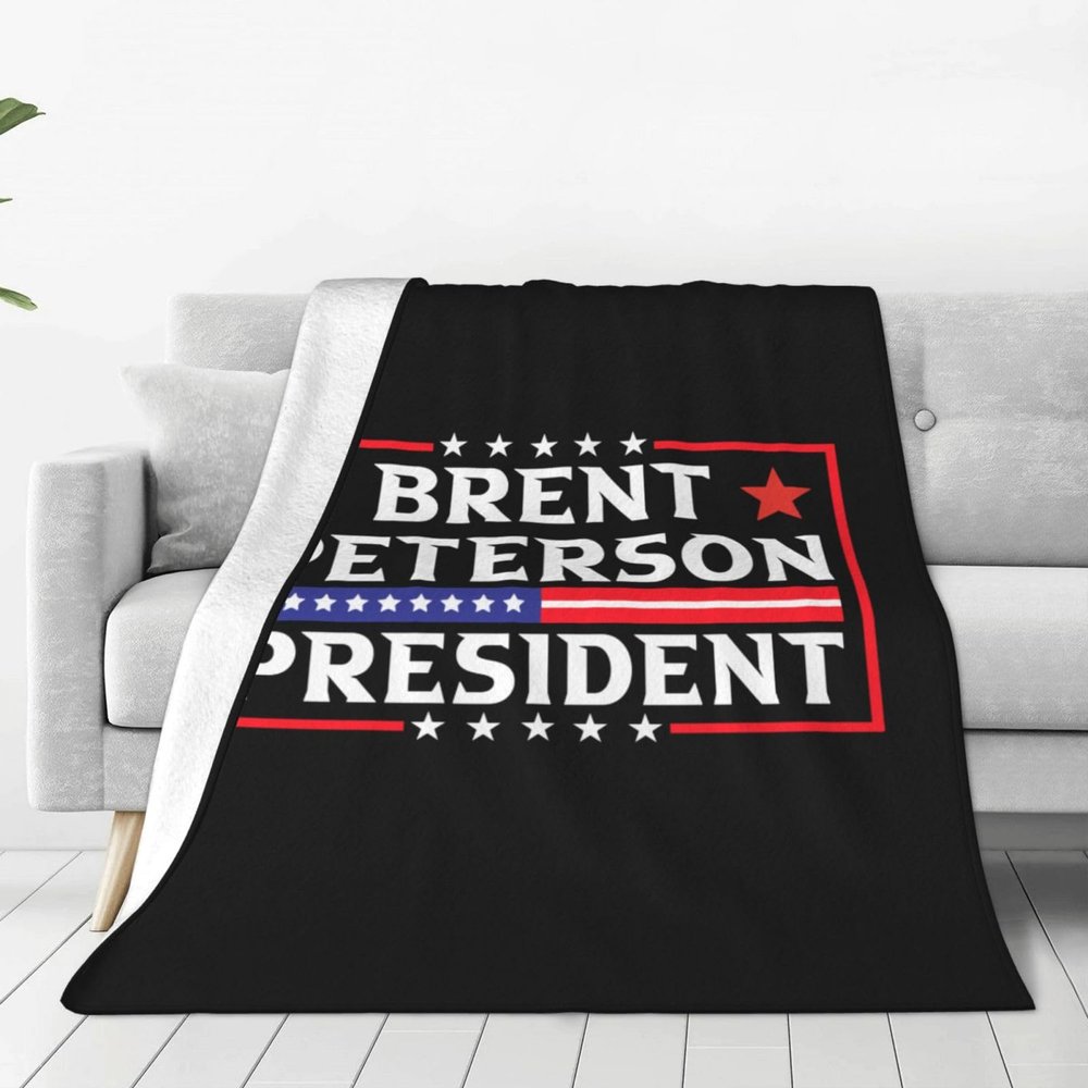 Brent 2024 Peterson Throw Blanket Soft Flannel Lightweight Cozy 50x60 Inches for Sofa Bed Couch