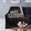 Brent 2024 Peterson Throw Blanket Soft Flannel Lightweight Cozy 50x60 Inches for Sofa Bed Couch view 3