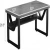Computer Desk with Bottom Bookshelves, Home Office Desk Solid Wood Writing Desk Modern Student Study Table Computer Workstation(47 Inch) view 2