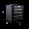 Dntum Constant Temperature Wine Cabinet, Household Mini Electronic Embedded Small Ice Bar Refrigerator Freezer Food Preservation Cabinet, Bar Cabinet with Wine Fridge view 2
