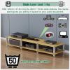 HDYZJQ Home Theater AV Display Rack Heavy Duty, Audio Component Cabinet/Media Stereo Stand Equipment Shelf, 2 3 4 Tier Wooden Audio Equipment Organizer Shelf(Beige,120x48x63cm) view 3