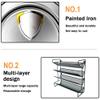 HOANYNGX Four Multi-Functional Shelves Countertop Household Spice Racksin Cabinet Spice RackSuitable for Countertops, Cabinets Or Wall Mounting, Black Colour(Small Size) view 4