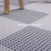 11.8x11.8IN Bathroom stitching non-slip shower mat,bathroom mat non-slip TPE interlocking floor, children's splicing floor mat,Shower Room Floor Mat Toilet bathroom hollow non-slip mat.(B+P,(20 pieces view 2